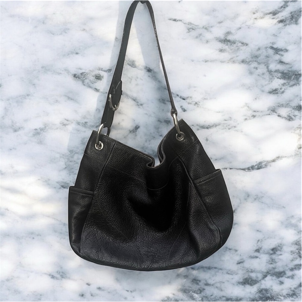 Furla Black Leather Shoulder Bag